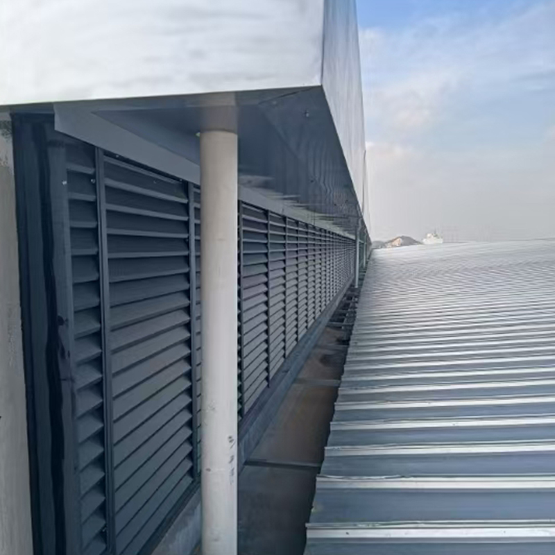 Louvers aluminium tetap (pilihan kalis hujan/bukan kalis hujan)